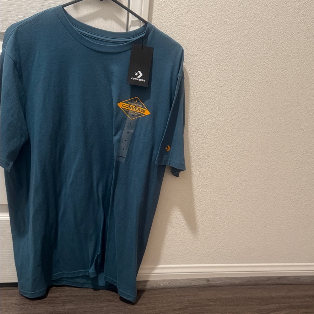 Converse Teal T-Shirt with Logo